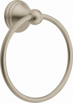 Moen DN8486BN Preston Inspirations Towel Ring, Brushed Nickel
