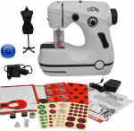 Miraculous Ladybug Marinette mini &otilde;mblusmasin - laste kahe kiirusega kaasaskantav &otilde;mblusmasin koos Euroopa kangasadapteriga - M02106 - Wyncor