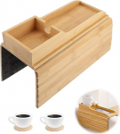 Diivanil k&auml;etoe salve laud koos tassimattidega, kokkupandav tugitooli salve laud Diivanil k&auml;etoe salv koos diivanitasside hoidjaga, libisemiskindel k&auml;etoe diivanikorraldaja diivanipoolne laud suupistete, telefoni jaoks