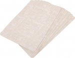 Cocoarm Tischsets 6-teilig, Kunstleder, Hitzebest&auml;ndig, 43 x 30 cm, Beige, Elegante Platzsets f&uuml;r Esszimmer
