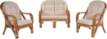 NIAM Rattan Group Conservatory Rattan elutoakomplekt Rattan Group Rattan m&ouml;&ouml;blikomplekt (3 tk, mesi)