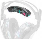 WC BandZ A40 - Wicked Cushions'i t&auml;iustatud peapaela asenduskomplekt Astro A40 TR ja A40 Gen 4 jaoks | Parem mugavus, stiil ja lihtne paigaldus | 90's Black