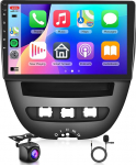 2G 64G Android autoradio Peugeot 107 / Citroen C1 / Toyota Aygo 2004-2014 10,1-tolline Carplay autoraadio traadita Android-navigatsiooniga GPS-peeglilink Bluetooth FM / RDS raadio WiFi USB + tagurdamine
