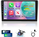2+32G Android autoradio Toyota Avensis 2002-2008 juhtmevaba Carplay ja Andorid Car - WiFi GPS EQ Roolijuhtimine FM RDS 28UI + tagurduskaamera ja mikrofon