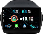 4G + 64GB autoraadio Android 14 Hyundai Tucson IX35 (2010-2015) koos Carplay Android Car WiFi RDS BT5.0 FM AM SWC Mirror Link AUX DAB kaamera + mikrofoniga