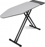 Duwee eriti suur triikimislaud suure aurutriikraua alusega, kuumakindel metallkate paksude kahekihiliste polstritega, reguleeritav k&otilde;rgus, rasked tugevad jalad ja kokkupandav, hall, 122 x 43 cm