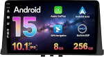 8G+256G| Android 15 Autoradio F&uuml;r Citro&euml;n Berlingo/Peugeot Partner Rifter (2018-2020) GPS Kamera|10 Zoll IPS|Unterst&uuml;tzung Carplay/DAB/WiFi/BT5.0/USB/MirrorLink/SWC/FM/360 Kamera