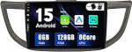 SXAUTO - 6G + 128G - Android 14 IPS autoraadio Honda CRV (2012-2016) - Sisseehitatud Carplay/Android Car/DSP - LED kaamera + MIC - DAB roolijuhtimiss&uuml;steem Fast Boot 360-CAM WiFi - 2 DIN 10.1 tolliga