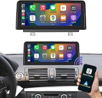 Road Top Car Radio 10,25-tolline autoraadio traadita Carplay Android auto puuteekraan BMW 1 seeria E81/E82/E87/E88 2008-2012 aasta CIC s&uuml;steemiga