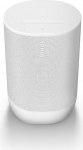 Sonos Move 2 kaasaskantav WLAN-k&otilde;lar WiFi, Bluetooth, &uuml;hildub Amazon Alexaga, v&auml;hemalt 24-tunnine aku kestvus ja juhtmevaba laadimisjaam - Valge