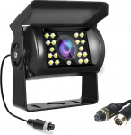 Rimoody tagurduskaamera 4 Pin Aviation Plug IR Night Vision No Auxiliary Line ilma v&auml;rvi muutmata IP67 veekindel tagurduskaamera SUV / Bus / Motorhome / veoauto / haagis / auto, Heavy Duty 9V-36V