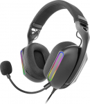 Mars Gaming MH-PRO m&auml;nguk&otilde;rvaklapid ARGB Flow Surround Sound AIR 3D k&otilde;rvapadjad mikrofon PS4 PS5 Xbox ONE Xbox seeria X-S Switch 2 Windows Mac nutitelefon tahvelarvuti Mustad