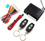 Auto ukselukk, v&otilde;tmeta sisenemiss&uuml;steem, universaalne auto kaugjuhtimispuldi kesks&uuml;steem koos 2 kaugjuhtimispuldiga, juhtmega juhtmekarp, ainult DC 12V, M616-8110