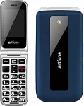 Artfone F20 mobiiltelefon eakatele koos kattega, suured nupud, SOS-nupp, kiirk&otilde;ne, lihtne, suur helitugevus, pikk aku kestvus, hispaania keel, sinine