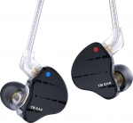 KBEAR KS10 k&otilde;rvamonitorid k&otilde;rvaklapid, professionaalsed juhtmega k&otilde;rvaklapid, HiFi Kbear k&otilde;rvamonitoris, k&otilde;rvaklapid Muusikakomplektid IEM k&otilde;rvaklapid eemaldatava 2-poldilise kaabliga (must, ilma mikrofonita)