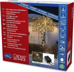 Konstsmide 3615-800 Micro LED valguskomplekt/v&auml;ljakul kasutamiseks (IP44) V&otilde;ib kasutada ka siseruumides/ 24V trafo/ 8 funktsiooniga, juhtseadme ja m&auml;lufunktsiooniga/ 120 kollakasvalget dioodi/must kaabel.