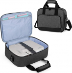 Luxja projektorkott, kaasaskantav projektorkott projektori transpordiks ja hoiustamiseks (&uuml;hildub Epson, Acer, Optoma ja teiste projektoritega), 34,3 cm x 25,4 cm x 10,8 cm, must