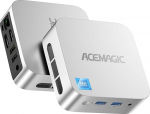 ACEMAGICIAN Vista Mini V1 Mini PC, Alder Lake N97 Windows 11 Pro Mini PC (up to 3.60 GHz), 16GB DDR4 256GB M.2 SSD Mini Computer with RJ45 | 4K HDMI + DP | WiFi 5 for Home/Office/School