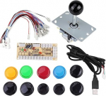 Hilitand Null Verz&ouml;gerung Spiel DIY Teile Kits 10 Tasten + PC-Spiele Schwarz Joystick + USB-Encoder f&uuml;r MAME PC,Andere Sammlerst&uuml;cke
