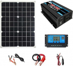 aqxreight Komplette 18 V 20W p&auml;ikesepaneelide s&uuml;steem koos Dual -USB -Ausgang f&uuml;r Vielseitige Strombed&uuml;rfnisse (110V)