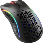 Glorious Gaming Model D Wireless Gaming Mouse - Super Light 69 g, Delay Free 2.4 GHz Radio, Up to 71 Hours Battery, RGB Lighting, BAMF Sensor, Ergonomic, 6 Buttons - Matte Black