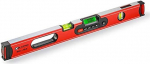 Medid 98560 Spirit Level with Digital Display - 60 cm - Magnetic - 3 Levels - with Shock-Absorbing Transport Bag - Non-Slip - with Shockproof End Caps