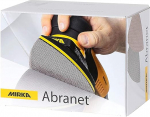 Mirka Abranet 5421905012 Mesh Delta Sanding Discs for Triangular Sanders 100 x 152 x 152 mm Velcro/Grain P120 / Pack of 50 / for Sanding Wood, Spatula, Varnish, Plastic