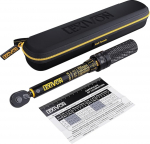 LEXIVON Inch Pound Torque Wrench 1/4 tollise ajamiga | 72-hambaline hammasratas kahes suunas, Click Type | Micro Adjustment 1.1~16.9Nm | Zipped Protective Cover (LX-180)