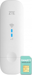 ZTE MF79U Wingle CAT4-4G Unlocked Wi-Fi USB modem Odav reisimine WiFi 150Mbps V&auml;lised antennipordid Valge