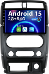 SXAUTO Android 12 IPS autoraadio sobib Suzuki Jimny 3 (2005-2019) - Sisseehitatud Carplay/Android auto - Tagurduskaamera tasuta - 2G + 32G - Juhtrattajuhtimine DAB WiFi Fast Boot BT5.0 4G - 2 DIN 9