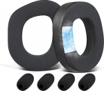 SOULWIT jahutusgeeliga asendusk&otilde;rvapadjad Turtle Beach Stealth 700 Gen 3 (700 Gen3) traadita m&auml;ngukomplektidele, asenduspadjad j&auml;&auml;siidist kangaga, m&uuml;ra neelav vaht