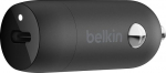 Belkin USB C kiirlaadija, 20W autolaadija, sigaretis&uuml;&uuml;taja USB kiirlaadija iPhone 16, 15, 14, 13, Samsung Galaxy S24, S23, Google Pixel, Sony, iPad ja muudele seadmetele