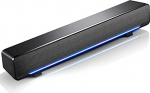 Kaasaskantav 3D Stereo Soundbar USB DSP Wired Bass Surround Soundbar 3,5 mm audiopistikutega mobiiltelefonile/tahvlile/projektorile/koduteatrile/baarile/MP3/MP4 (must)