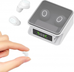 N&auml;htamatud mini k&otilde;rvaklapid Traadita k&otilde;rvaklapid Bluetooth peidetud k&otilde;rvaklapid v&auml;ikestele k&otilde;rvadele ENC m&uuml;ravastased pisikesed pehmed madala profiiliga k&otilde;rvaklapid meestele naistele magamiseks