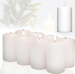 Candelo 8 Premium p&uuml;stk&uuml;&uuml;nla komplekt J&otilde;ulumeeleolu k&uuml;&uuml;nlad - Valge - 4,8 cm x 8 cm - Advendik&uuml;&uuml;nal j&otilde;ulukaunistus - J&otilde;uluk&uuml;&uuml;nlad - J&otilde;uluk&uuml;&uuml;nlad