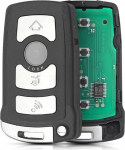 868 MHz autopuldi v&otilde;ti BMW 7-seeria 745i 750Li 760i E65 E66 CAS1 seeria 4 nuppu ID46 PCF7944 kiip autov&otilde;tme kaugjuhtimispuldi raadio korpus Smart Key Housing