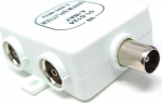 DRUT 1 sisend 4 v&auml;ljundile RF Splitter 4 Way UV FM antennikaabli adapter