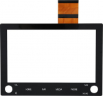 8-tolline puuteekraani klaasist digiteerija Mitsubishi Outlander Sport 2020 2021 2022 NAV versiooni raadio navigatsiooni puuteekraani paneel koos 2 nupuauguga Asendage 8740A130 8740A040 8740A076