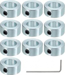 PATIKIL 16 mm l&auml;bim&otilde;&otilde;duga v&otilde;llih&uuml;lss 28 mm OD 12 mm paksusega, 10 kinnitusr&otilde;nga kruvide komplekt s&uuml;sinikterasest M6 kruviga ja v&otilde;tmega autorobootika mehaanika jaoks, h&otilde;bedane, h&otilde;bedane