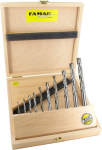 FAMAG 1593 HM puidutrellipuuride komplekt (10 tk) puidust karbis