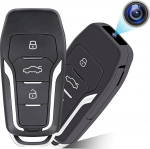 HGYGHO 64GB Mini Camera, Video Camera Car Key HD 1080P Portable Small Camera, Micro Camera with Motion Detection for Home & Office