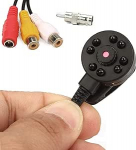 CCTV Mini HD 3.6mm 90 kraadi 1000TV 8 infrapuna IR LED &ouml;ise n&auml;gemise peidetud mini turvakaamera