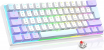 LexonElec Magic-Refiner MK21 60% QWERTY paigutusega mehaaniline klaviatuur - RGB valgustus, reguleeritav alus, PBT klaviatuurid, hot-swap, juhtmega (punane l&uuml;liti)