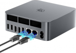 Beelink Mini PC EQi12, Intel Core i5 1235U (10C/12T, kuni 4,4 GHz), 32G DDR4 RAM 1TB M.2 PCIe4.0 SSD Windows 11 Pro, 4K Dual HDMI/Dual Gigabit Ethernet/WiFi 6/BT5.2/Office Mini Desktop