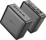 ALLIWAVA U58 Mini PC AMD Ryzen 7 5825U 32GB DDR4 512GB NVME SSD (8C/16T, kuni 4.5GHz), WiFi 6E & BT5.2, 2X HDMI & USB-C kolmekordne 4K60Hz v&auml;ljund, kodukontori ja multimeedia arvuti