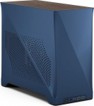 Fractal Design Era 2 ITX arvutikarp Midnight Blue - sile anodeeritud alumiinium, massiivne p&auml;hklipuust &uuml;lemine osa, toetab 3-slot GPU-d, PCIe 4.0 riser kaabel kaasas