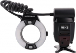 MK-14EXT Makro i-TTL r&otilde;ngasblitsa, mis &uuml;hildub Canon EOS-iga koos LED-abivalgusega Standard ISO Hot Shoe'ga