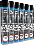 AABCOOLING Suru&otilde;hupihusti 750 ml, suru&otilde;hupuhasti, multimeedia- ja kontoriseadmete, klaviatuuri, PC, m&auml;ngukonsoolide, arvutikastide puhastamine, suru&otilde;hupihusti (6 x 750 ml)