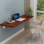 Wall-Mounted Folding Table for Kitchen & Small Spaces - Multifunctional Drop-Down Desk Floating Workbench Space-Saving Dining Table Versatile Wall Desk