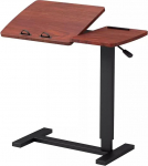 Mobiler Klapptisch Laptop-Schreibtisch, Verstellbarer Nachttisch aus massivem Holz, klappbarer und anhebbarer mobiler Schreibtisch, Sofatisch auf dem Bett Anhebbarer Nachttisch